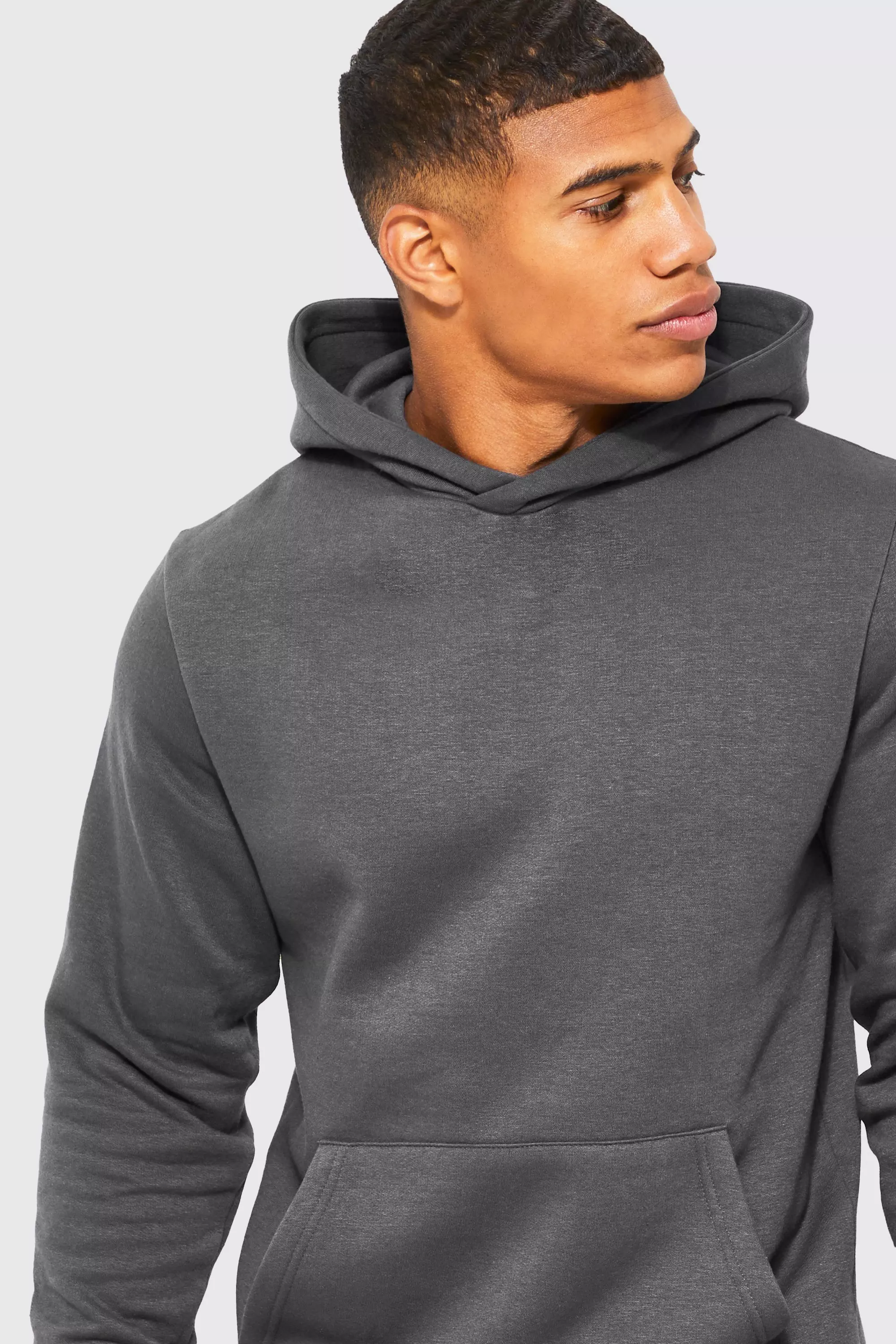 Skinny fit hot sale hoodie men's